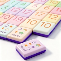 Fabricant direct de jeux de société en acrylique de qualité supérieure, usine de jeux de société, fournisseur personnalisé d'ensembles de Rummy Kub, Sequence et Mahjong
