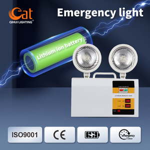 Luz <span class=keywords><strong>DE</strong></span> <span class=keywords><strong>EMERGENCIA</strong></span> LED <span class=keywords><strong>de</strong></span> doble cabezal 2x3W | Iluminación <span class=keywords><strong>de</strong></span> respaldo recargable con 3 horas <span class=keywords><strong>de</strong></span> funcionamiento | Lámpara montada en la pared <span class=keywords><strong>de</strong></span> 85-265V - Product Image 2