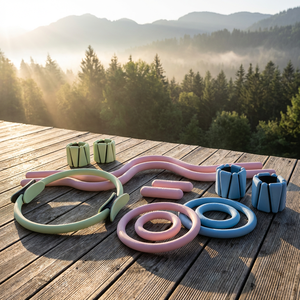 Nuevo Set de Yoga 2026 Personalizado con Logo de Fábrica, Mancuernas de Silicona, Anillo de Potencia, Tapete de Yoga, Set de Fitness para Gimnasio en Casa, Accesorios de Yoga y Pilates - Product Image 4