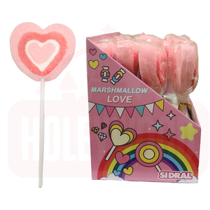 Holeywood 3D Sucette à la guimauve en forme <span class=keywords><strong>de</strong></span> <span class=keywords><strong>cœur</strong></span> 28g Bonbons aux fruits multicolores Sucre halal Fait pour la Saint-Valentin Boîte <span class=keywords><strong>de</strong></span> glaçage - Product Image 6