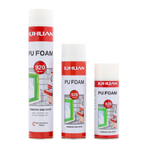 High Quality 750ml PU Foam for Construction Woodworking Transportation Use High Expanding One Part <b>Moisture</b> Cure Adhesive - Product Image 2