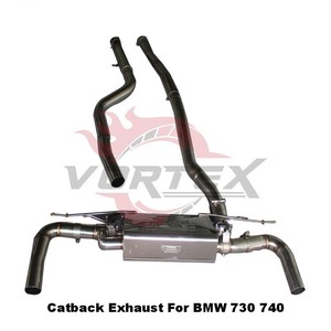 Échappement Vortex Racing Valvetronic en acier inoxydable poli miroir pour 730/740 G11 G12 B48/B58 2015-2023 Performance Catback - Product Image 2