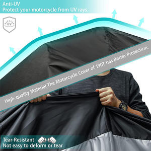 Housse de moto universelle résistante aux intempéries, anti-UV, 210D, pour usage extérieur - Product Image 4