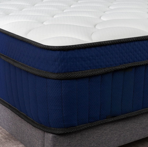 Colchón enrollado de muelles de alta calidad, superventas, colchón de muelles de bolsillo de espuma viscoelástica de tamaño personalizado de 11 pulgadas Euro Top - Product Image 3