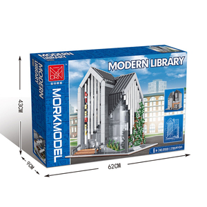 Creator <span class=keywords><strong>Expert</strong></span> 011001 Street View, idées de modèles modernes, blocs de construction, jouet MOC, briques modulaires, bibliothèque pour garçons et filles, 2789 pièces - Product Image 6
