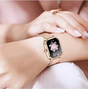 Phụ Nữ Thời Trang Smartwatch Cho Phụ Nữ Quà Tặng Smartwatch 1.75 Inch Cảm Ứng Screenai Bằng Giọng Nói Theo Dõi Sức Khỏe Tập Thể Dục Tracker Smartwatch - Product Image 3