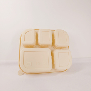 Récipient alimentaire avec couvercle <span class=keywords><strong>plateau</strong></span> d'emballage emballage alimentaire biodégradable coquille de palourde boîte <span class=keywords><strong>à</strong></span> <span class=keywords><strong>emporter</strong></span> de restauration rapide jetable - Product Image 2