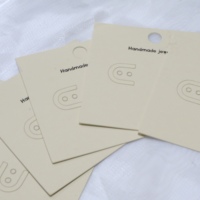 Cartes à bijoux personnalisées imprimées, emballage en papier écologique, cartes d'affichage avec logo pour boucles d'oreilles, cartes en papier pour bijoux