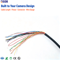 Arnés de Cableado Personalizado para Cámara IP, Multifuncional, con Bloque de Terminales RJ45 y Cable de Alimentación CC para Equipos de CCTV