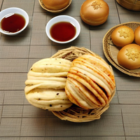 Vente en gros de pains et brioches chinois congelés halal, emballés en boîte Huajuan, pour le petit-déjeuner des enfants et des adultes, épicés et salés