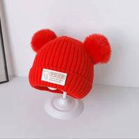 Vente en gros usine Nouveauté 2026 Automne Hiver Bonnet tricoté pour enfants avec cache-oreilles, doublé polaire, mignon et chaud pour bébés et nourrissons, pour l'extérieur