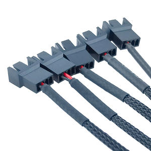 Casing komputer besar 4-Pin hingga 3/4-Pin, kabel adaptor kipas pendingin, harnes kabel ekstensi 1-to-2/3/4/5 Pin - Product Image 5