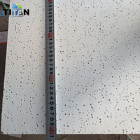 Panneau de plafond suspendu en laine minérale insonorisée haute densité pour bureau, compatible avec 1x40HQ, chargement mixte