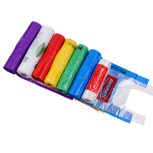 Customizable Luxury PE <b>Plastic</b> T-Shirt Shopping <b>Bag</b> Reusable with Personalized Logo for Packaging - Product Image 5