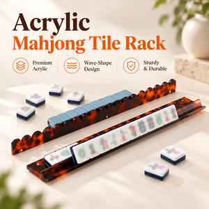 En gros, Poussoirs et supports de Mahjong en acrylique colorés, Organisateur magnétique ondulé pour tuiles de Mahjong pour jeux de Mahjong américains - Product Image 4