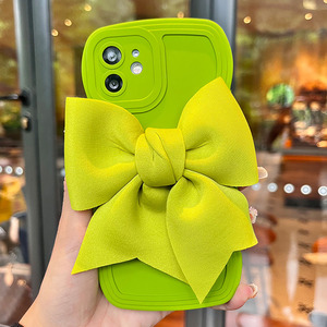 Trong Kho 3D Chống Sốc Sang Trọng Đầy Màu Sắc Nữ Tính Bow Cover Quay Lại Silicone Trường Hợp Điện Thoại Di Động Trường Hợp - Product Image 3