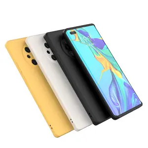 Toptan cep telefonu aksesuarları yumuşak silikon telefon kapak renkli özel baskı Huawei Mate 40/40 Pro için