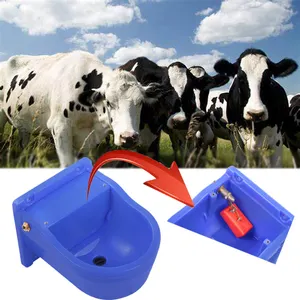 Blue Plastic Water Bowl Easy For Installation For Cattle And Sheep LLDPE Cattle Waterer