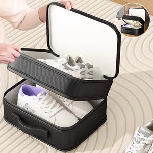 Organizador de zapatos de viaje, bolsa de almacenamiento rectangular de poliéster a prueba de polvo para viaje, solución de equipaje portátil SND4050 - Product Image 5