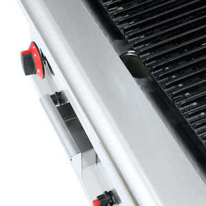 Nouveau <span class=keywords><strong>Barbecue</strong></span> Commercial <span class=keywords><strong>Radiant</strong></span> Robuste <span class=keywords><strong>à</strong></span> <span class=keywords><strong>Gaz</strong></span> et Charbon de Bois, de Table, avec Pierre de Lave - Product Image 6