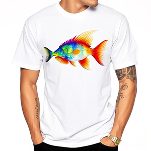 <b>White</b> T-<b>Shirt</b> for Custom Branding DTF & Sublimation Print High Quality Men's T <b>Shirts</b> - Product Image 2