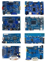 KN KN2660-V1 Papan Pengontrol LCD Universal FPC 30pin/40pin/50pin/60pin RGB/LVDS/TTL yang Dapat Disesuaikan ke Papan Konverter VGA AV