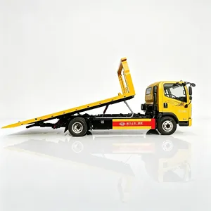 New CLW Diesel Manual <b>Flatbed</b> Tow <b>Truck</b> Drive Road Rescue Wrecker <b>Truck</b> for Sale - Product Image 1