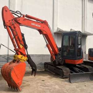 Excavatrice Hitachi ZX55 5,5 tonnes, excavatrice d'occasion HITACHI ZX55U, excavatrice Hitachi ZX50 d'origine pour le creusement, certifiée CE - Product Image 2