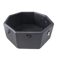 Baignoire en PVC au design moderne pour la maison et l'extérieur, capacité de 6 personnes, piscine à bain de glace gonflable DWF