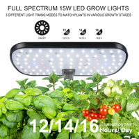 Equipo Hidropónico LED con Control por Aplicación Tuya, Jardinera Hidropónica Interior, Mini Jardín Inteligente Hidropónico