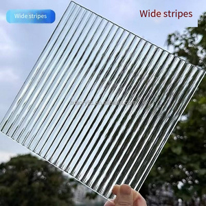 Tablero de rayas acrílicas transparente Patrón de piedra Placa de plexiglás coloreada Espesor de corte y ancho Procesamiento de ondulación de agua - Product Image 6
