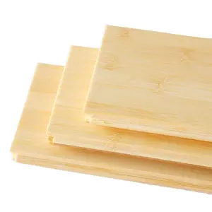 Customized Bamboo Products Natural Bamboo Parquet Horizontal Vertical Solid White Bamboo Flooring