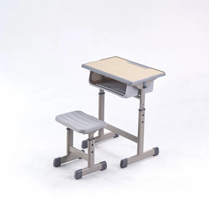 Có Thể Điều Chỉnh Chiều Cao Bán Buôn Trường Bàn Và Ghế Đặt Trẻ Em Nghiên Cứu Bảng Và Ghế Với Chống-Trượt Chân Cao Su - Product Image 1