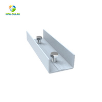 Accessoires de montage solaire KINGSOLAR, connecteur de rail pour montage sur toit en tuiles, fabricant CE ISO OEM