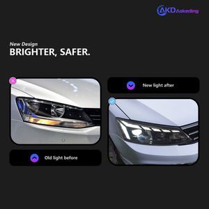 Volkswagen Touran 11-18 luces de circulación diurna LED modificadas montaje de faros LED de dirección de agua para Sagitar - Product Image 3