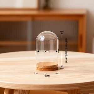 Dôme <span class=keywords><strong>en</strong></span> <span class=keywords><strong>verre</strong></span> Cloche Cloche avec base <span class=keywords><strong>en</strong></span> bois Cylindre <span class=keywords><strong>en</strong></span> <span class=keywords><strong>verre</strong></span> haut <span class=keywords><strong>de</strong></span> gamme personnalisé 19cm 21cm Décoration <span class=keywords><strong>de</strong></span> la maison Dôme <span class=keywords><strong>en</strong></span> <span class=keywords><strong>verre</strong></span> - Product Image 5