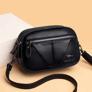 Fashion <b>Small</b> Crossbody Bag Large Capacity Shoulder Bag Soft PU Leather Women's <b>Handbag</b> Design Messenger Bag Shopping Lady Purse - Product Image 3