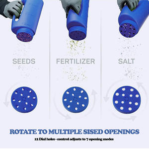 Épandeur d'<span class=keywords><strong>engrais</strong></span> portatif en gros Épandeur de pelouse avec trou réglable Outil de jardinage pour la fonte de la glace de sel de graine - Product Image 2