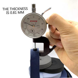 Экологичная жаккардовая ткань с узором «елочка», однотонный полипропиленовый полиэстер, 2 см - Product Image 4