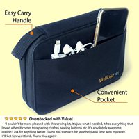 KIT de couture pour adultes, Set de réparation de qualité supérieure, avec plus de 100 fournitures et fils disponible en 24 couleurs