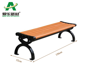 Moderno eco-friendly sedia per il tempo libero panca Click impermeabile EVA legno composito di plastica fatto noce prodotto ambientale - Product Image 5