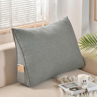 DaiRui Gemütliches Tatami-Dreieck-Lenden kissen, wasch bares Sofa kissen Polyester-Füllbett-Keil kissen für Wohnzimmer