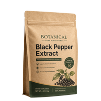 Extrait de Poivre Noir en Poudre de Pipérine, Bioamplificateur Naturel, Complément Nutritionnel, Matière Première, Végétalien, Sans OGM, Qualité Alimentaire