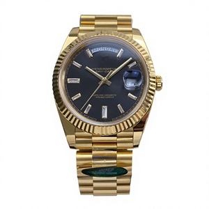 Reloj de Alta Calidad, Resistente al Agua, 40 mm, Fábrica ARF, Acero 904L, Movimiento 3255, Dorado Luminoso, Diamantes, Negro, Reloj de Buceo - Product Image 1