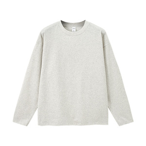 Cổ Tròn Căng Dài Tay T-Shirt, 25 Mùa Thu Phong Cách Mới, Mỹ Phong Cách Đường Phố, 260G Nặng Lớp Cơ Sở Áo Sơ Mi Cho Nam Giới - Product Image 6