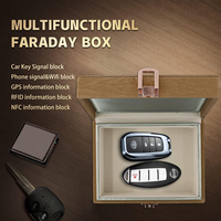 Usine Rfid Blocage Boîte Promotionnel OEM Bas Prix Boîte Armoire Serrure Faraday Rfid Boîte Bois pour Clés