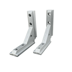 Panel Corner Groove 3040 Aluminum Profile Connector M6 Hole 64mm x 14mm Industrial Use - Product Image 3
