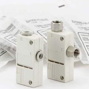 SMC ZH05BSA-06-06 หัวฉีดสุญญากาศ 0.5 มม. ช่องจ่าย/ช่องสุญญากาศ 6 มม. ตัวเก็บเสียง วาล์วเปิด-ปิดสุญญากาศ - Product Image 1