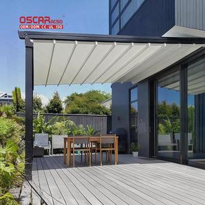 Cubierta retráctil plegable techo pérgola aleación de aluminio Pvc <span class=keywords><strong>vela</strong></span> exterior jardín <span class=keywords><strong>terraza</strong></span> Patio sistemas de techo <span class=keywords><strong>toldo</strong></span> retráctil - Product Image 1