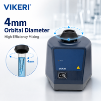 Agitador Orbital VIKERI MX-F de 3000 rpm, Mezclador de Laboratorio de Velocidad Fija, Diámetro Orbital de 4 mm, Mezcla de Alta Eficiencia para Tubos de Ensayo